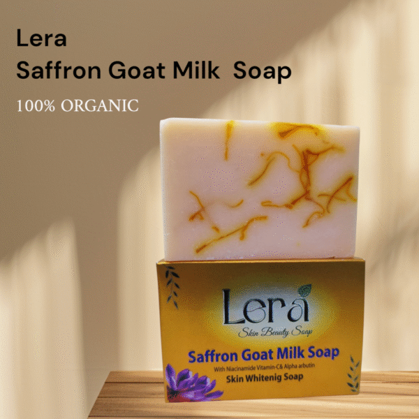 Lera Saffron Goat Milk Soap - Image 2
